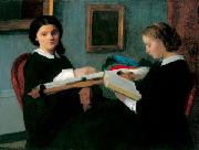 Henri Fantin-Latour The Two Sisters oil painting reproduction